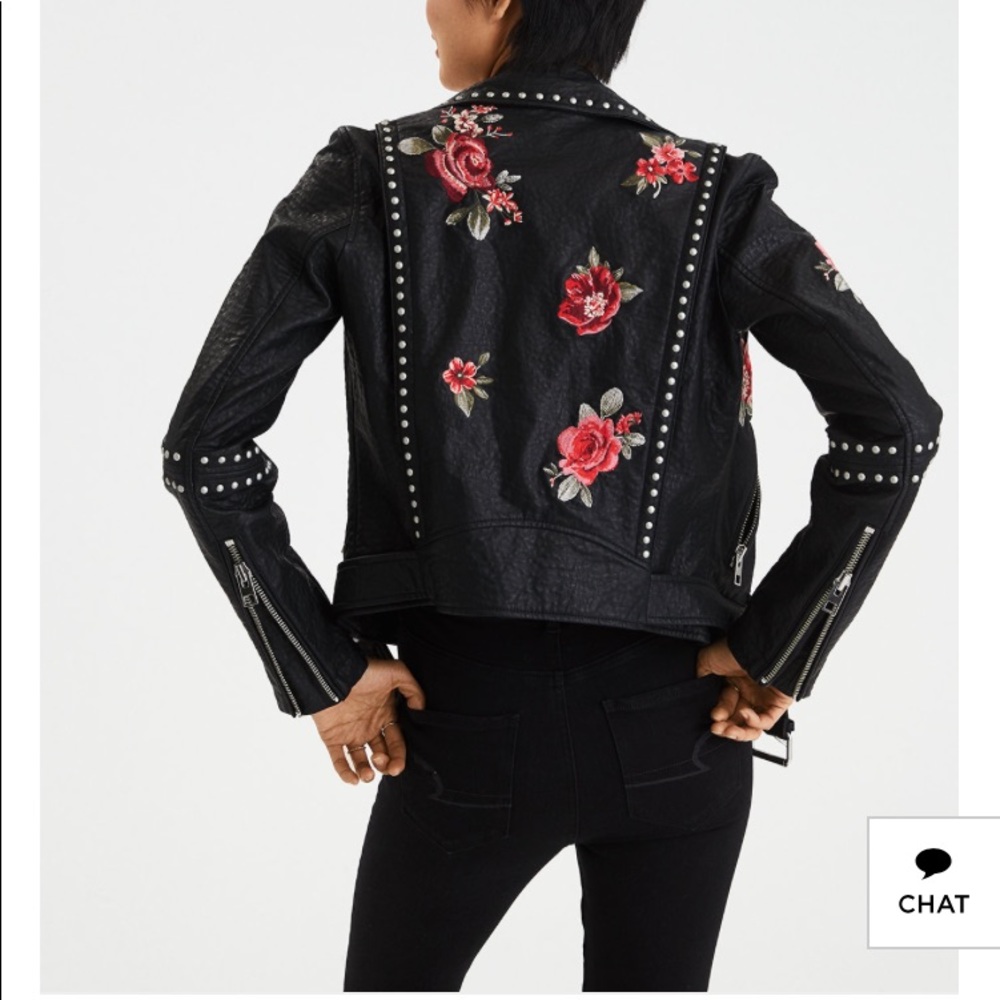 Last One 🌟 NWT - American Eagle Moto Jacket - Picture 4 of 8